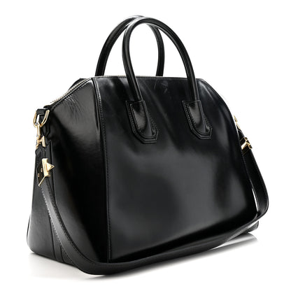Givenchy Shiny Lord Calfskin Medium Antigona Black 3 of 13