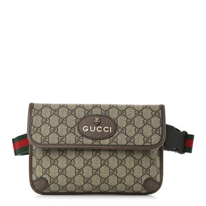 Gucci GG Supreme Monogram Neo Vintage Web Belt Bag Brown 1 of 11