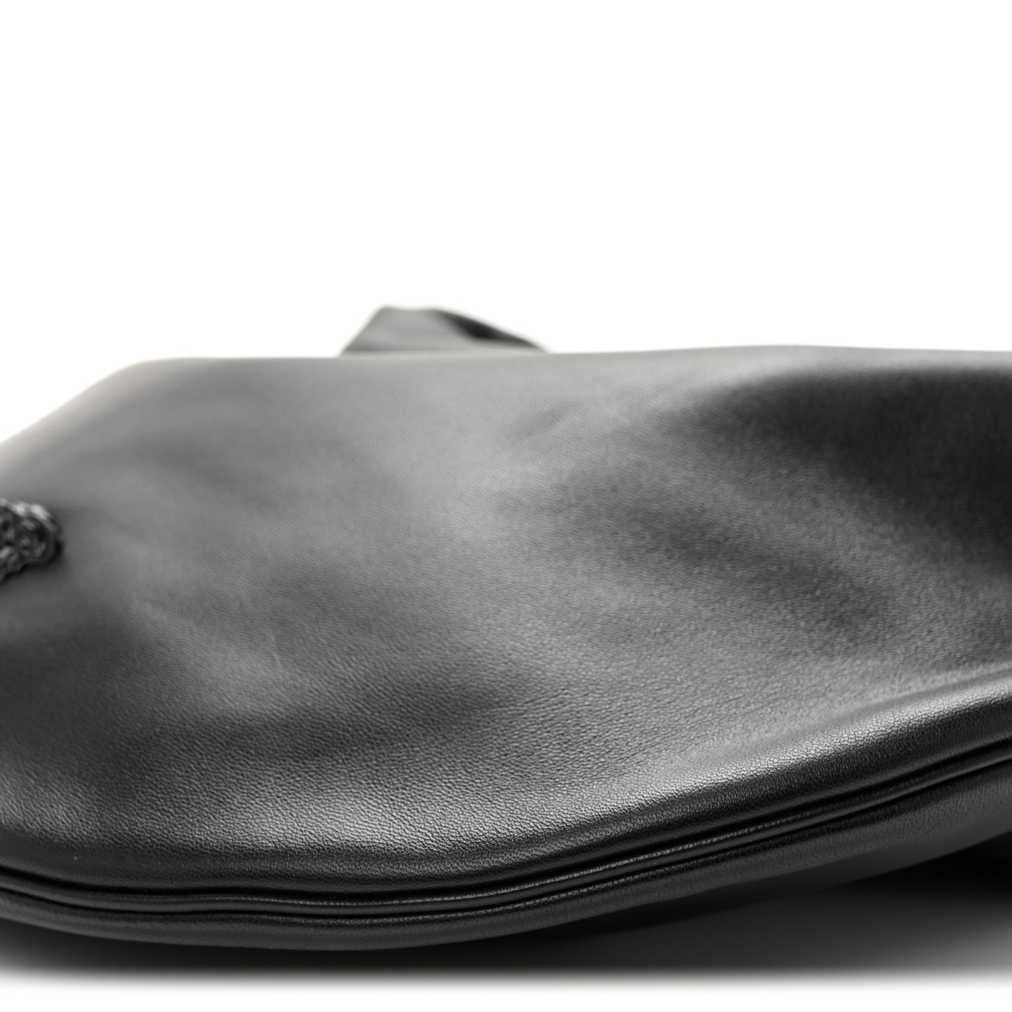 Calfskin La Medusa Chain Hobo Black