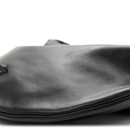 Versace Calfskin La Medusa Chain Hobo Black 10 of 10