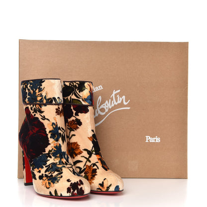 Christian Louboutin Veau Velours Moulamax 85 Booties 36 Nude 8 of 8