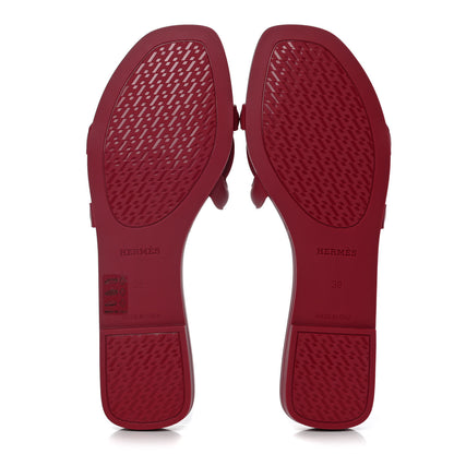 Hermes Rubber Aloha Sandals 39 Rose Baie 5 of 9