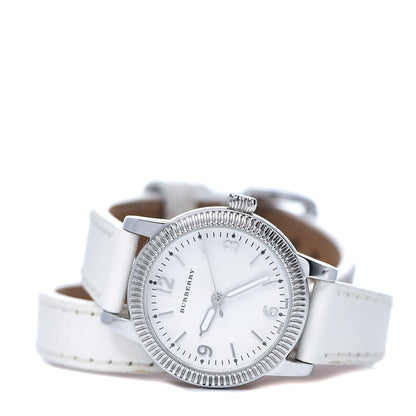 Burberry Stainless Steel Calfskin 30mm Double Wrap Quartz Watch BU7846 2 of 6