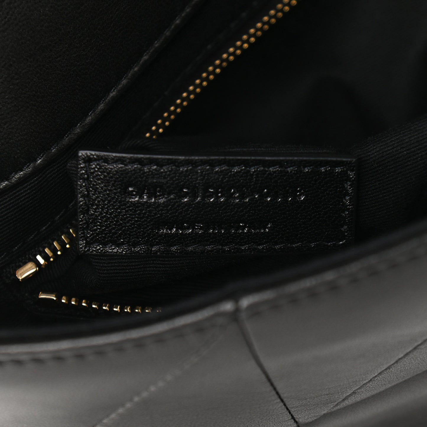Lambskin Patchwork Monogram Medium Jamie Black