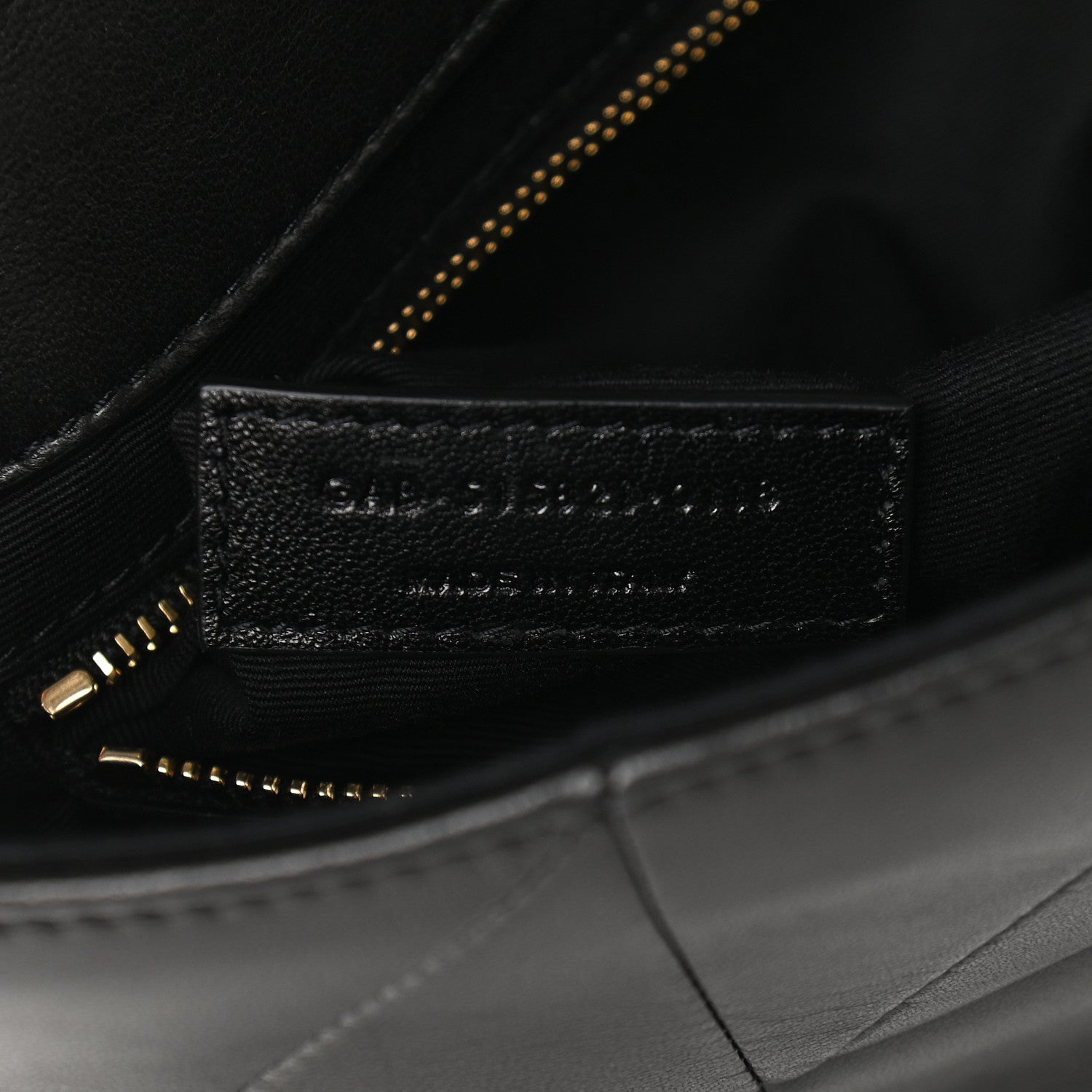 Saint Laurent Lambskin Patchwork Monogram Medium Jamie Black 7 of 9
