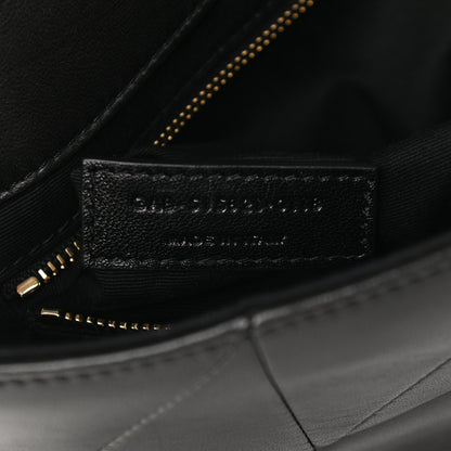 Saint Laurent Lambskin Patchwork Monogram Medium Jamie Black 7 of 9