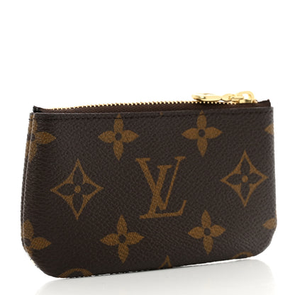 Louis Vuitton Monogram 2022 Christmas Animation Paris Key Pouch Pink 3 of 6