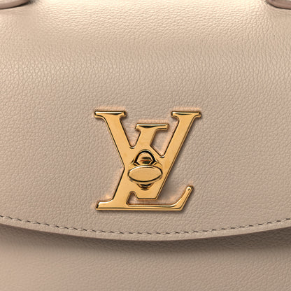 Louis Vuitton Soft Calfskin Mini Lockme Ever Greige 7 of 9