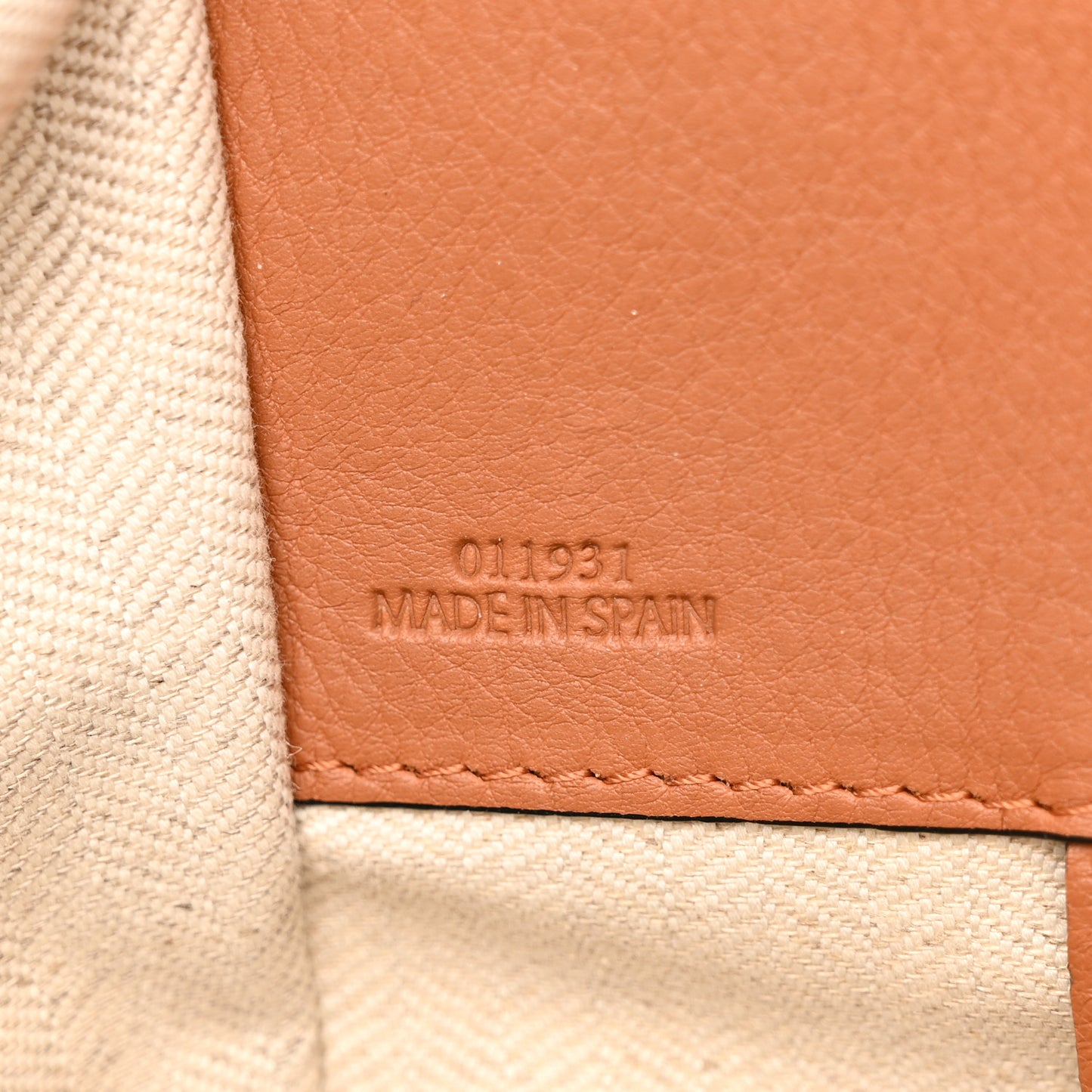 Calfskin Marine Stripe Small Hammock Shoulder Bag Tan