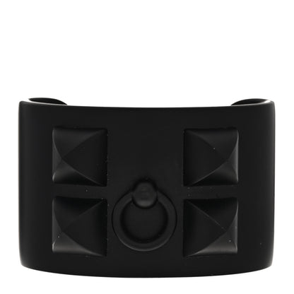 Hermes Aluminium Sunset Collier De Chien CDC Bracelet T2 Noir Intense 3 of 6