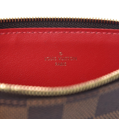 Louis Vuitton Damier Ebene Felicie Chain Wallet Zippered Insert 6 of 9
