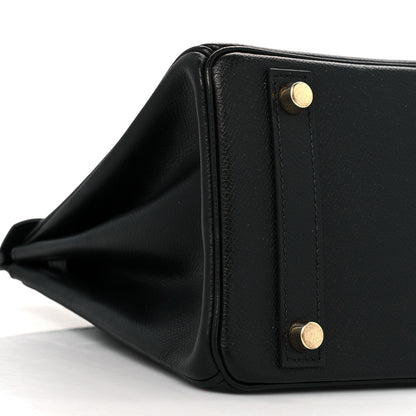 Hermes Epsom Birkin 25 Black 8 of 11