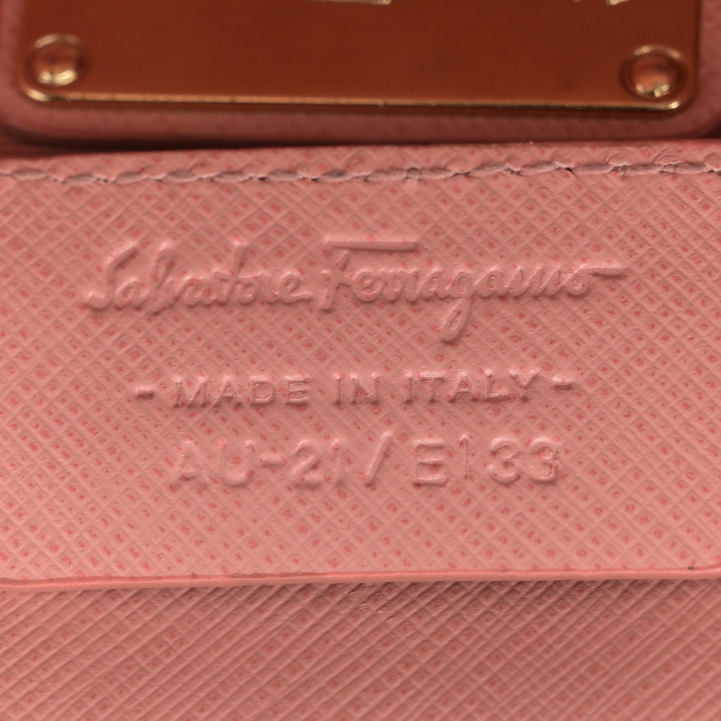 Hammered Calfskin Mini Vara Bow Crossbody Bag Pink