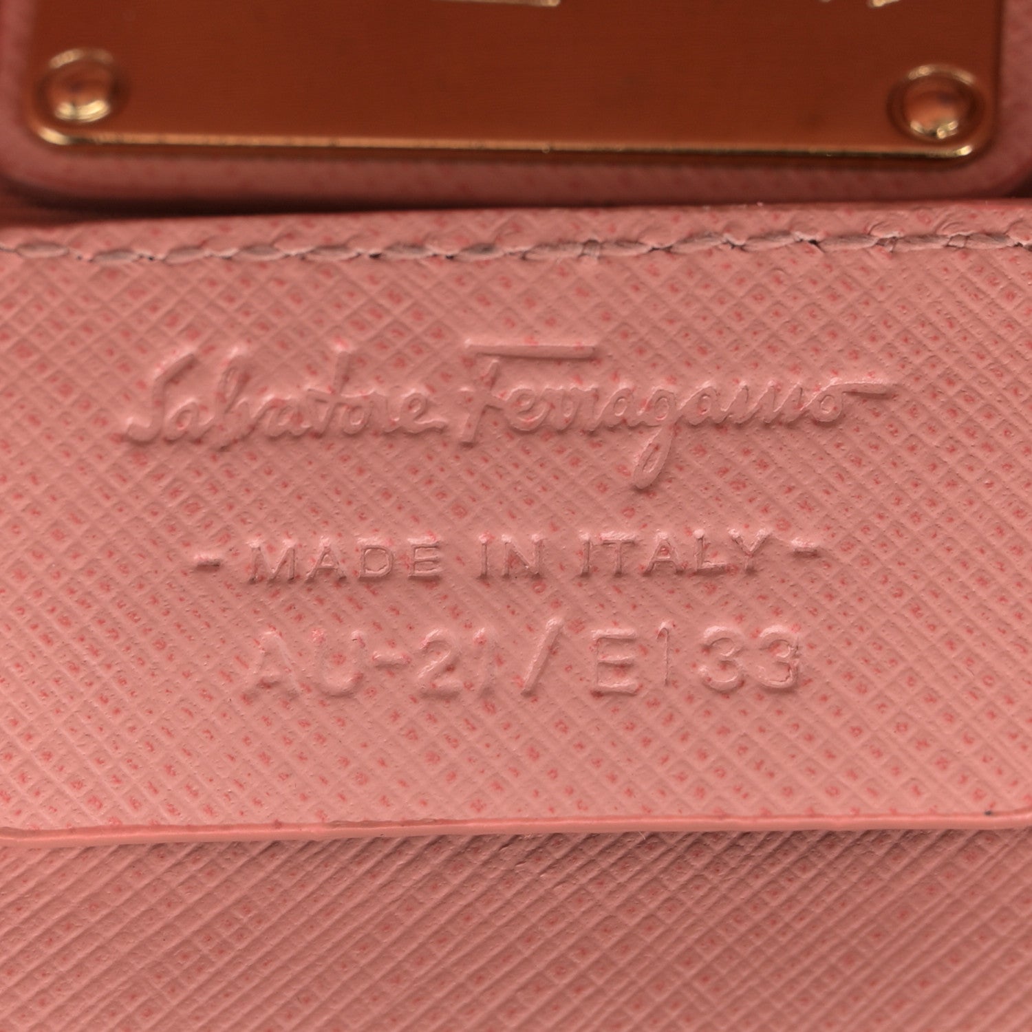 Salvatore Ferragamo Hammered Calfskin Mini Vara Bow Crossbody Bag Pink 7 of 15