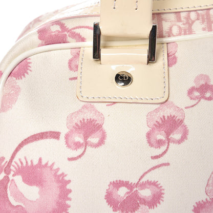 Christian Dior Canvas Monogram Floral Bowler Pink 14 of 20
