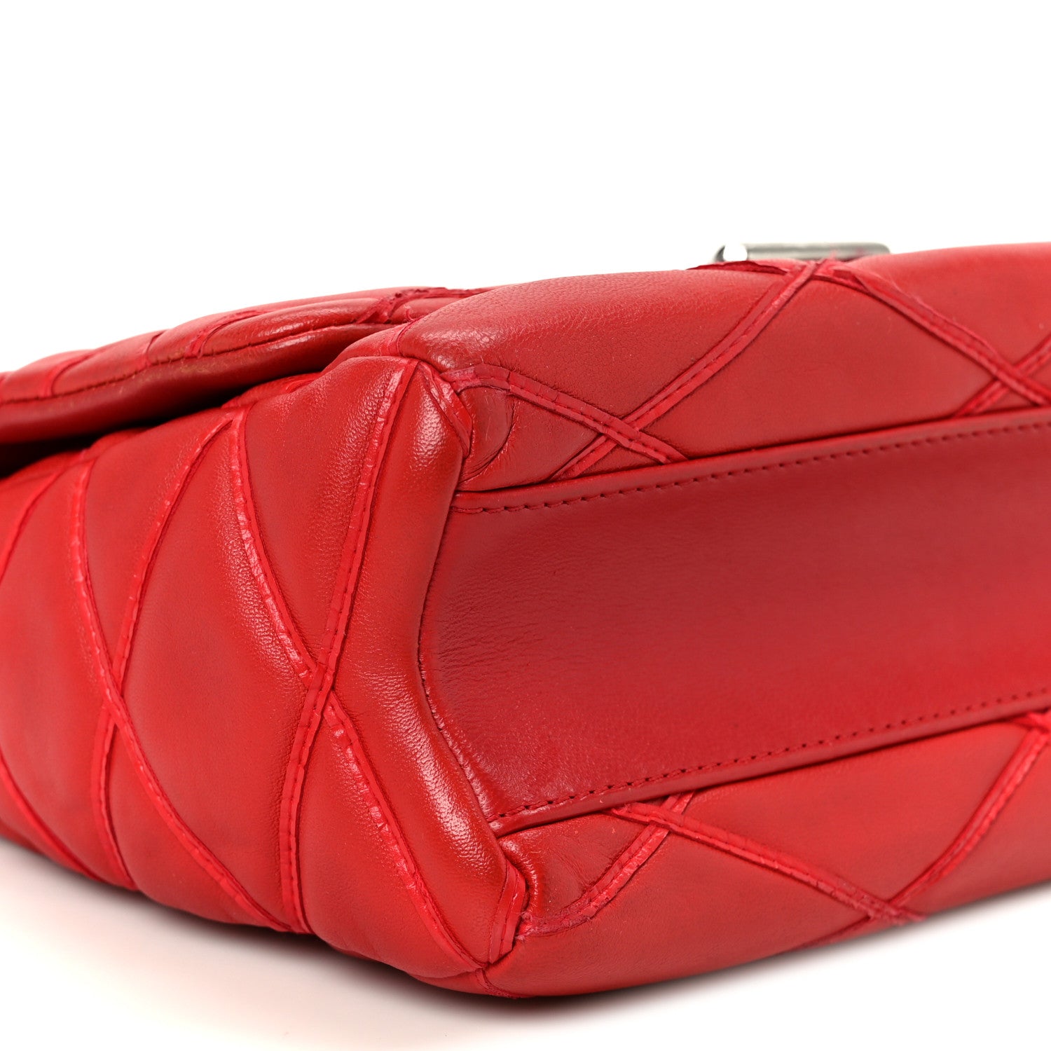 Louis Vuitton Lambskin Malletage GO-14 PM Red 8 of 10