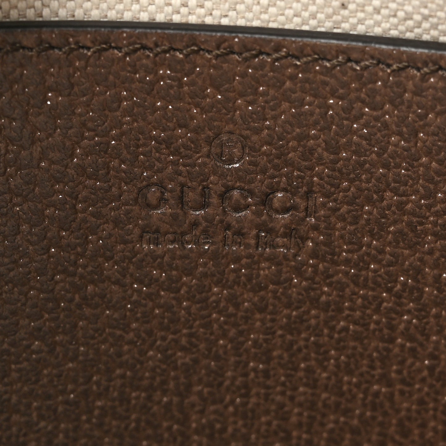 GG Supreme Monogram Textured Dollar Calfskin Small Ophidia Hobo Beige Ebony New Acero