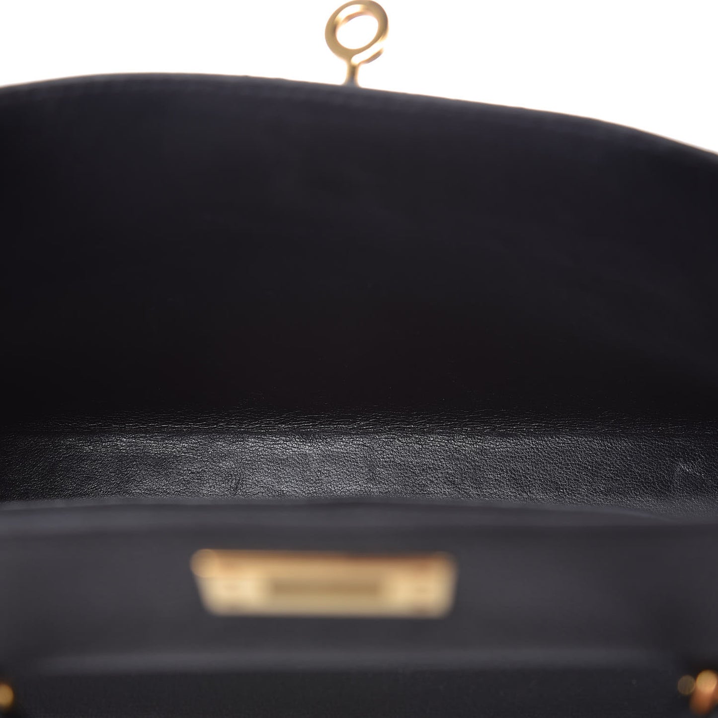 Chevre Chandra Mini Kelly Sellier 20 Black