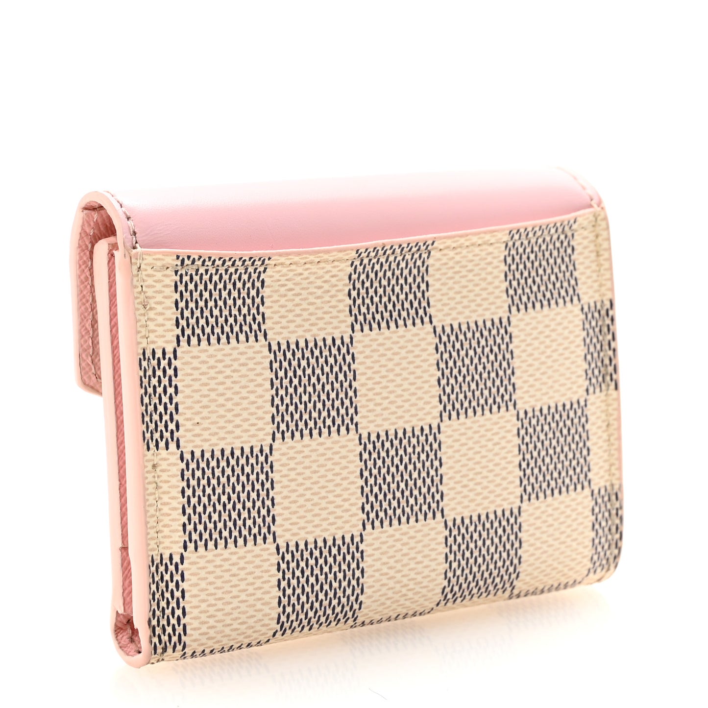 Damier Azur Zoe Wallet Rose Ballerine