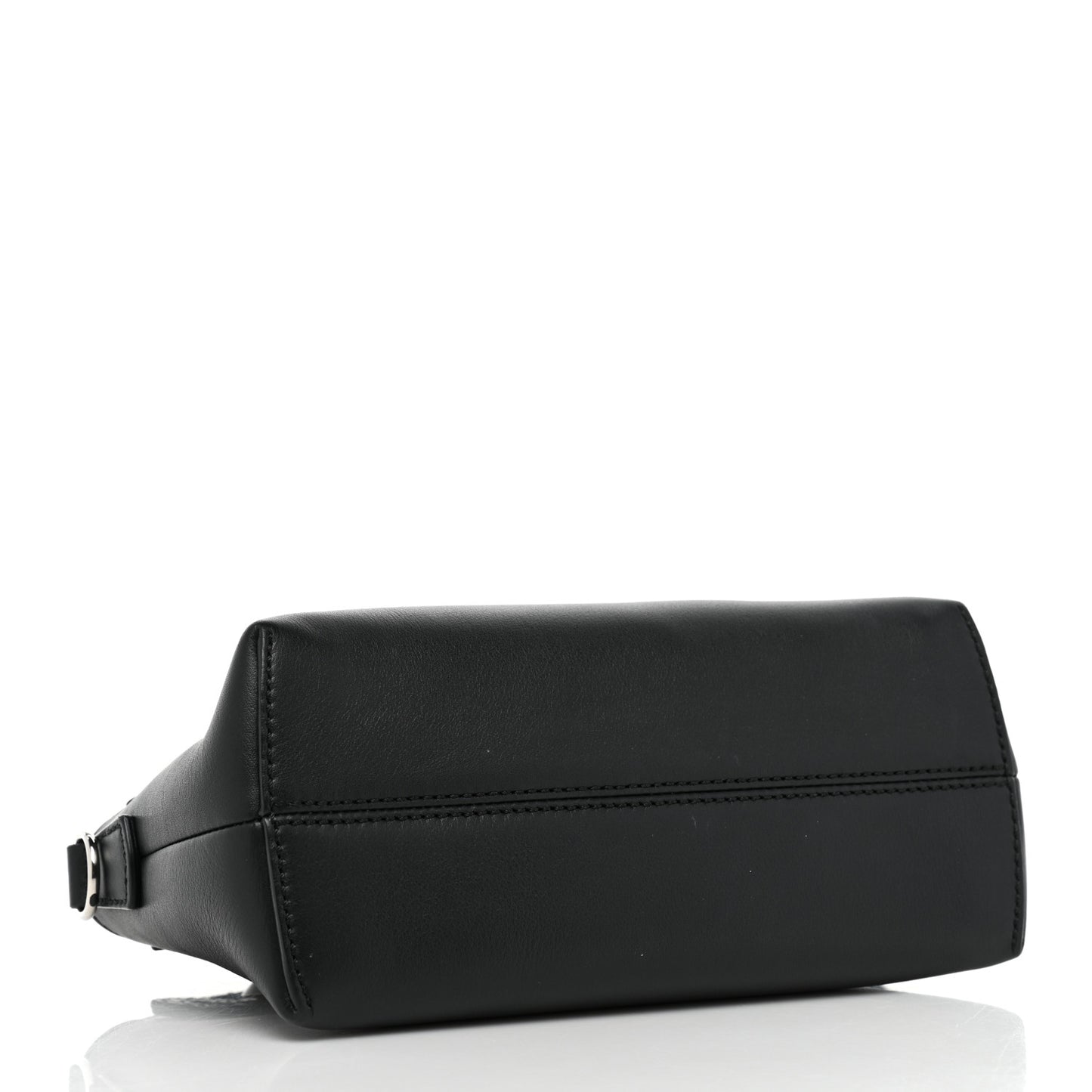 Vitello Dolce Bi-Color FF 1974 Embossed Mini By The Way Boston Bag Black Maya