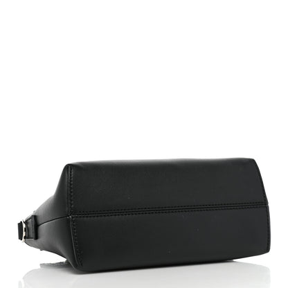 Fendi Vitello Dolce Bi-Color FF 1974 Embossed Mini By The Way Boston Bag Black Maya 4 of 12