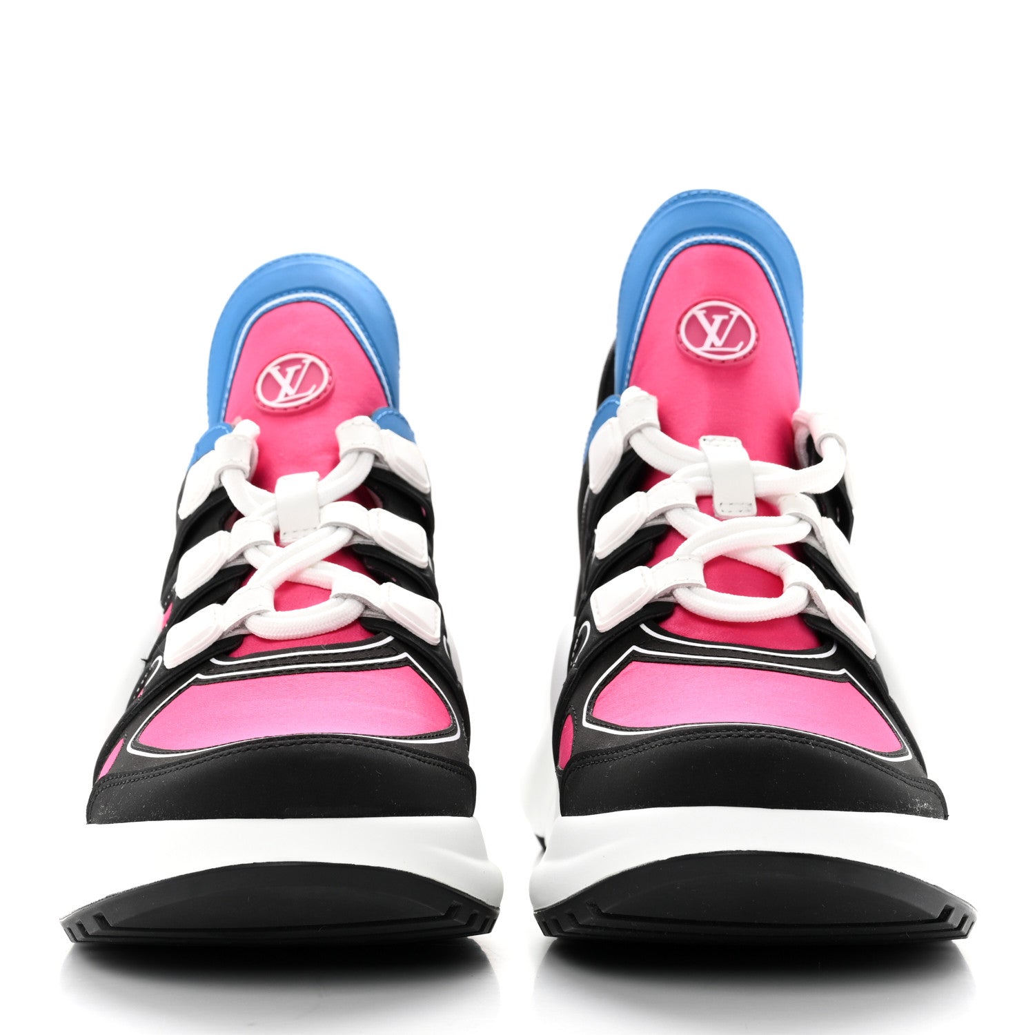 Louis Vuitton Calfskin Nylon LV Pop Archlight Sneaker 38.5 Rose 2 of 8
