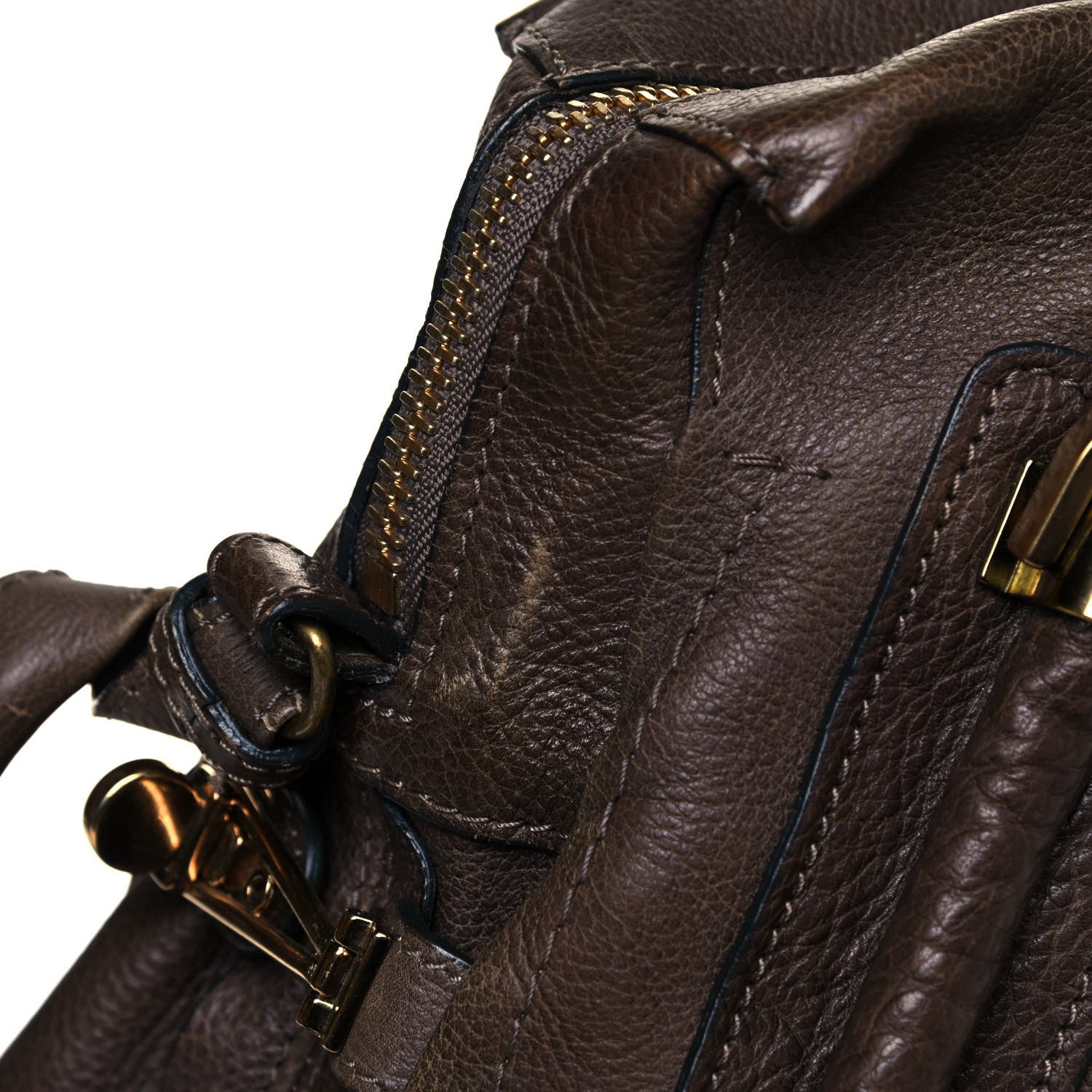 Chloe Calfskin Large Paraty Chocolate 15 of 20