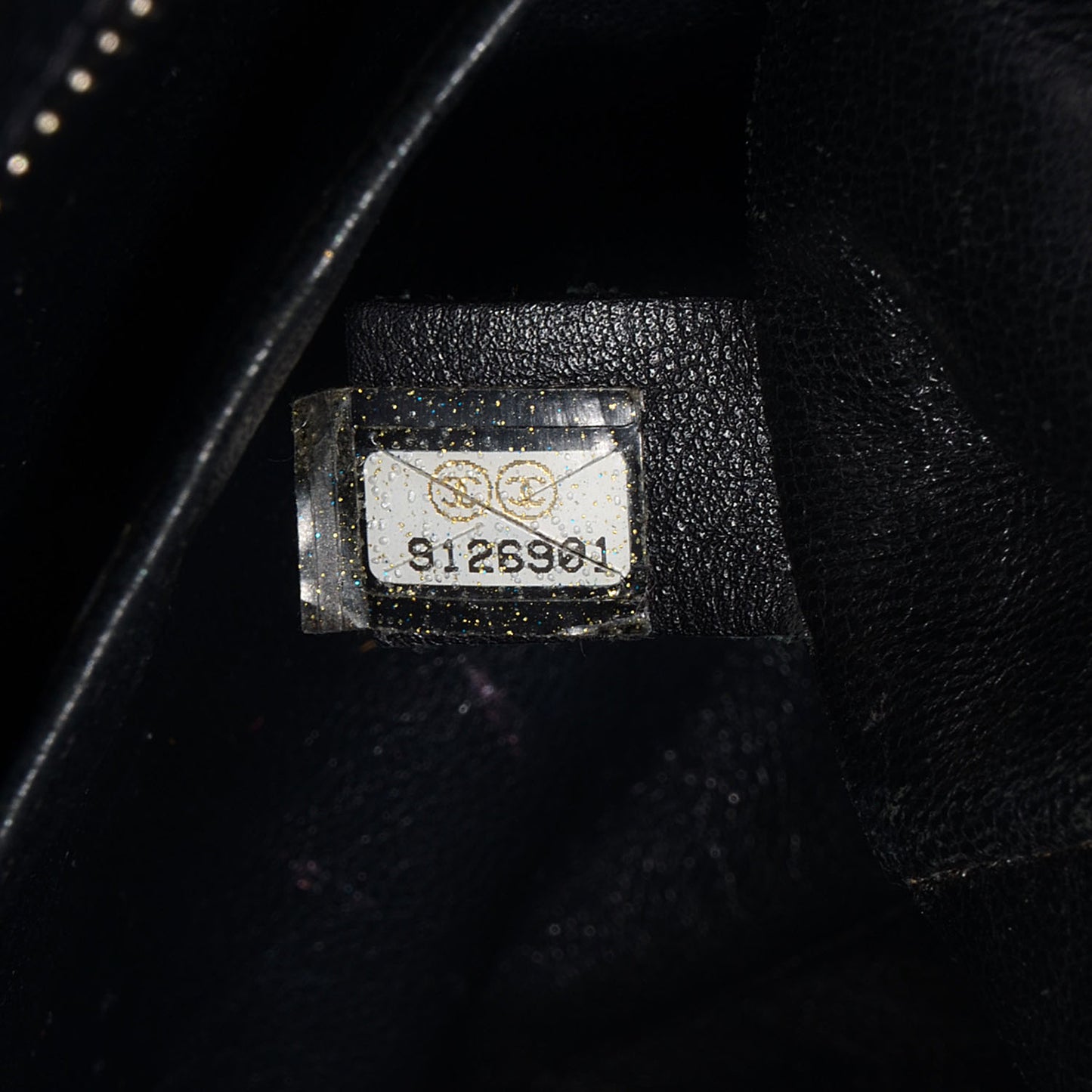 Caviar Medallion Tote Black