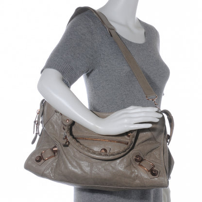 Balenciaga Agneau Giant 21 Rose Gold Hardware City Papyrus 2 of 8