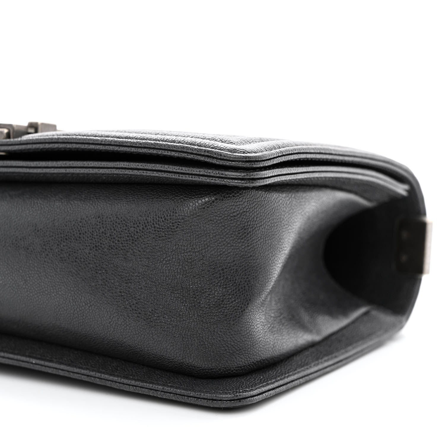 Chanel Caviar Quilted Medium Boy Flap Grey 10 of 11