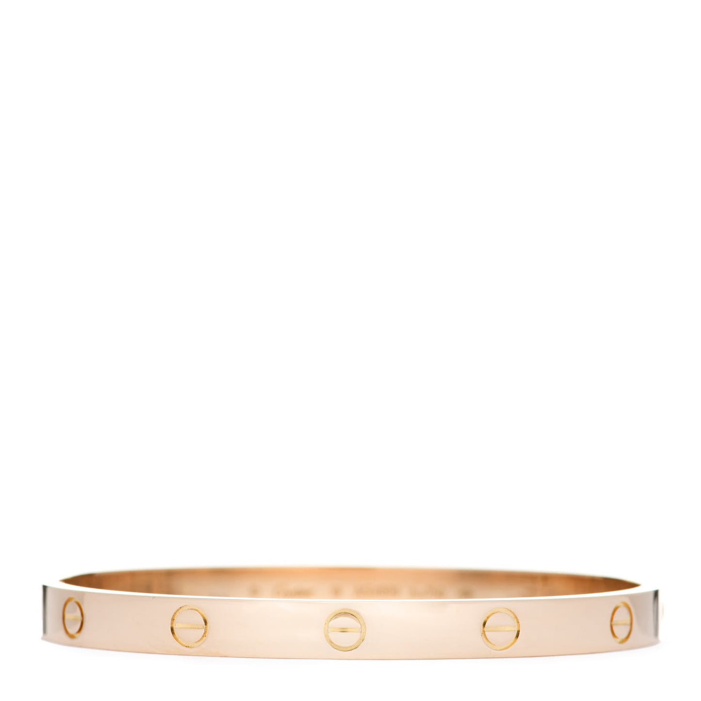 18K Yellow Gold LOVE Bracelet 19