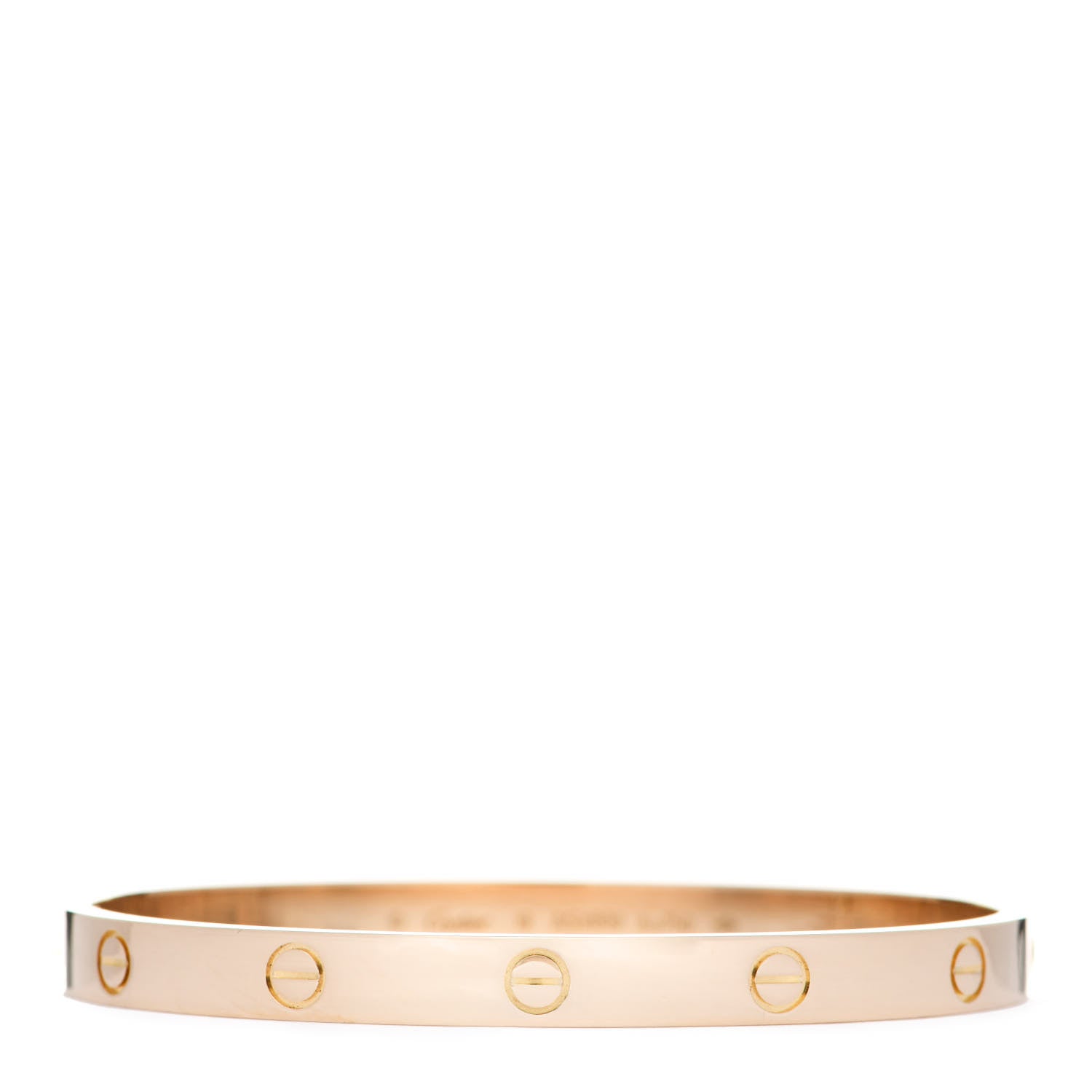 Cartier 18K Yellow Gold LOVE Bracelet 19 1 of 6