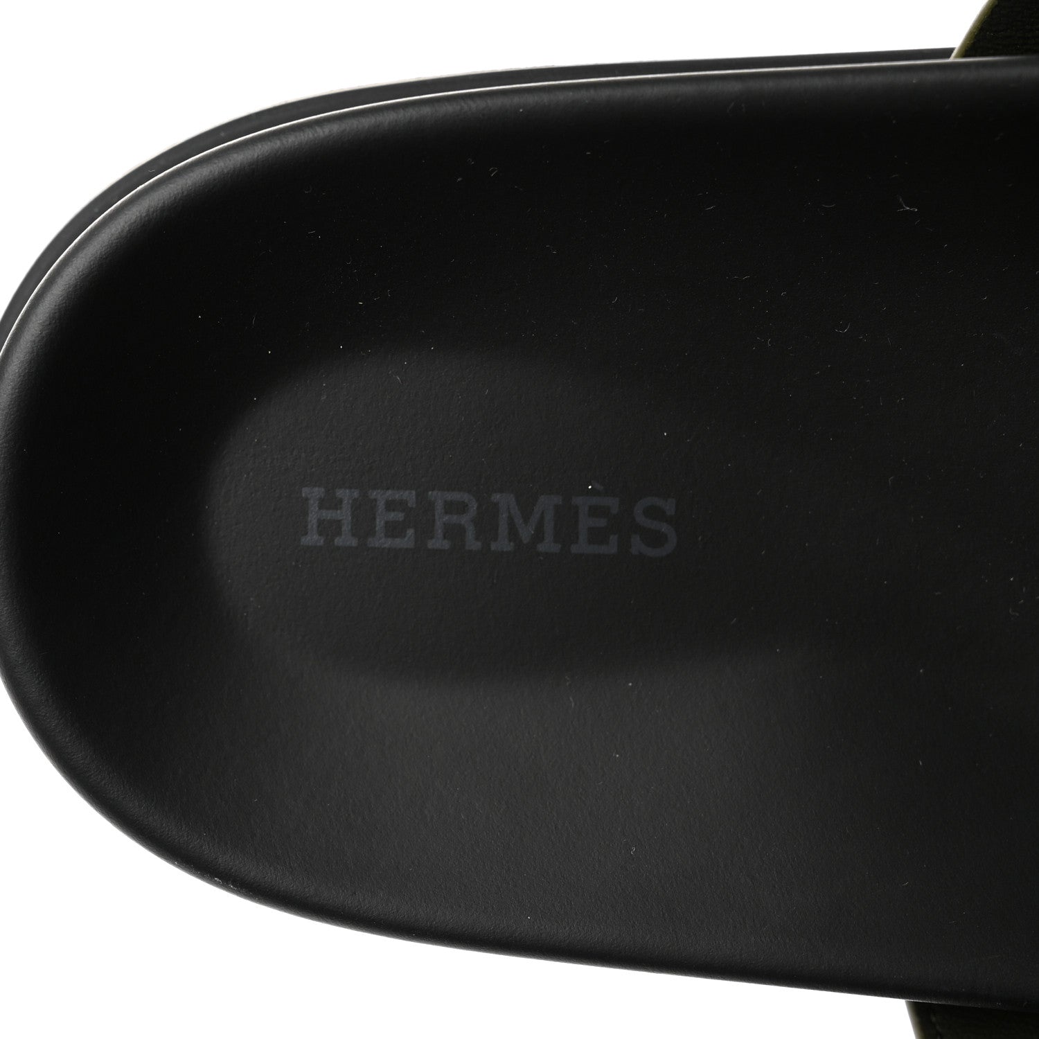 Hermes Suede Goatskin Mens Chypre Sandals 43.5 Vert Toundra 6 of 8