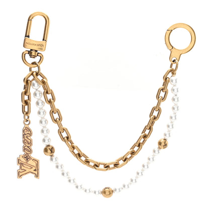 Louis Vuitton Metal Pearls Mini Chain Belt Gold 1 of 4