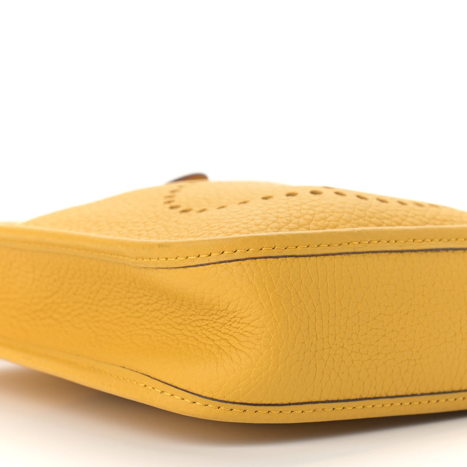 Hermes Taurillon Clemence Evelyne TPM Jaune Ambre 8 of 11