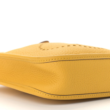 Hermes Taurillon Clemence Evelyne TPM Jaune Ambre 8 of 11