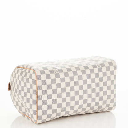 Louis Vuitton Damier Azur Speedy 30 4 of 8