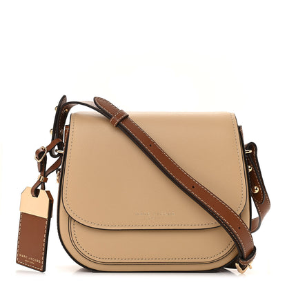 Marc Jacobs Calfskin Mini Rider Crossbody Beige Brown 1 of 11
