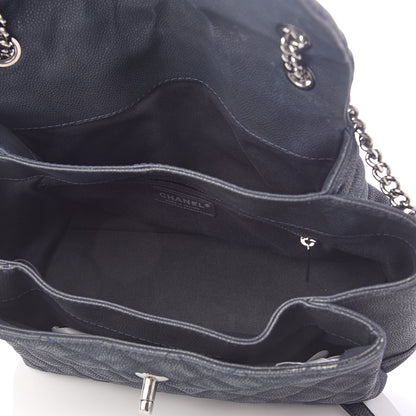 Chanel Iridescent Caviar Medium Lady Pearly Flap Blue 5 of 10
