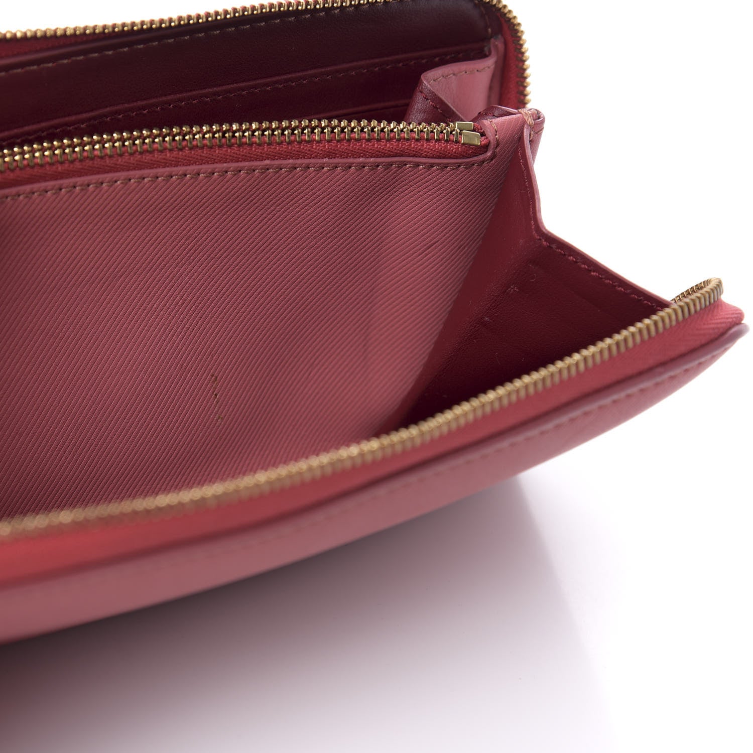 Burberry Trench Calfskin Zip Around Wallet Blossom Pink 8 of 9