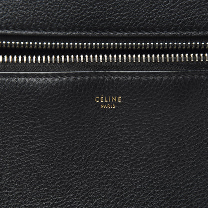 Celine Supple Calfskin Medium Edge Shoulder Bag Black 6 of 13
