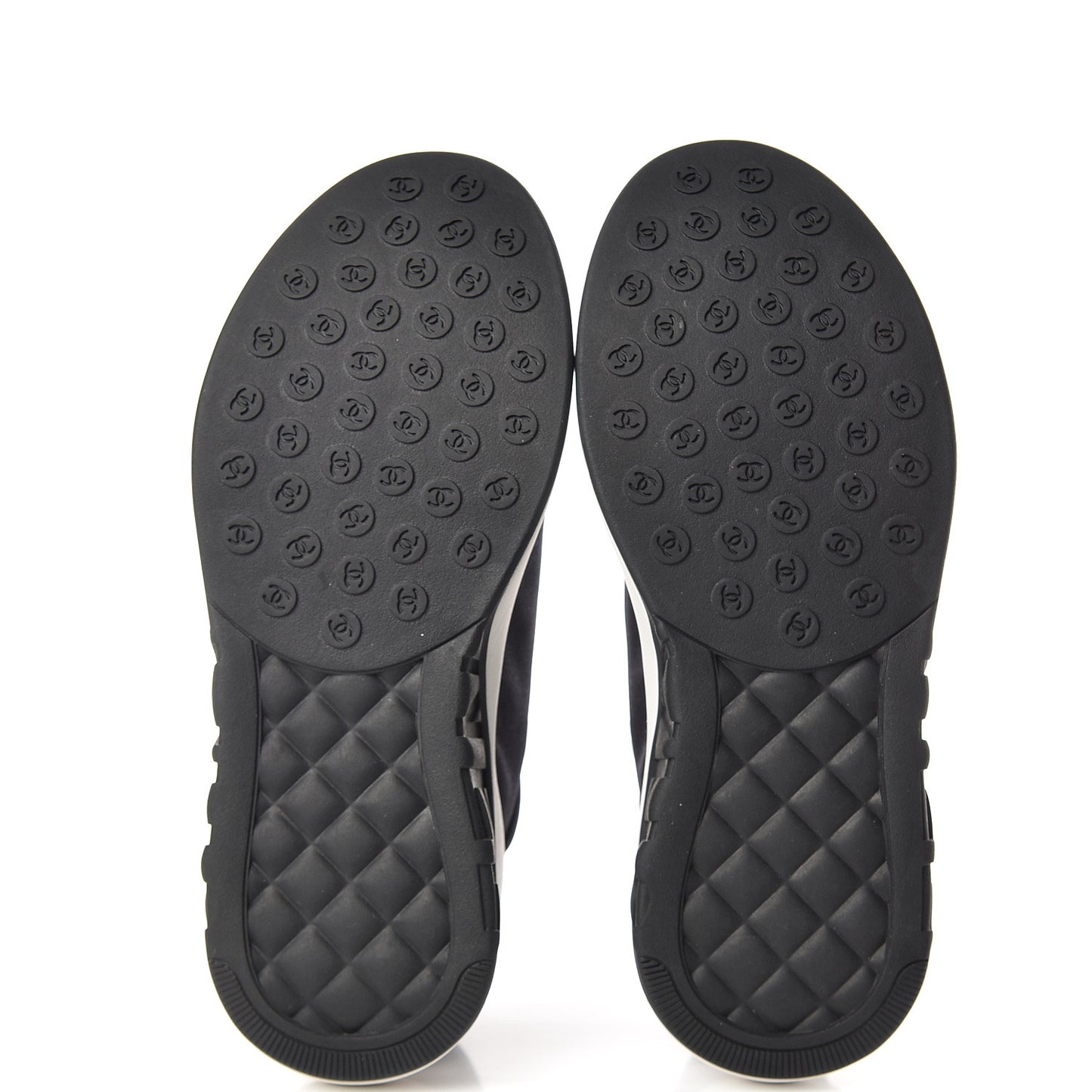 Calfskin Mesh Lycra Sneakers 35.5 Black