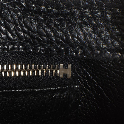 Hermes Taurillon Clemence Shoulder Kelly 40 Black 5 of 23