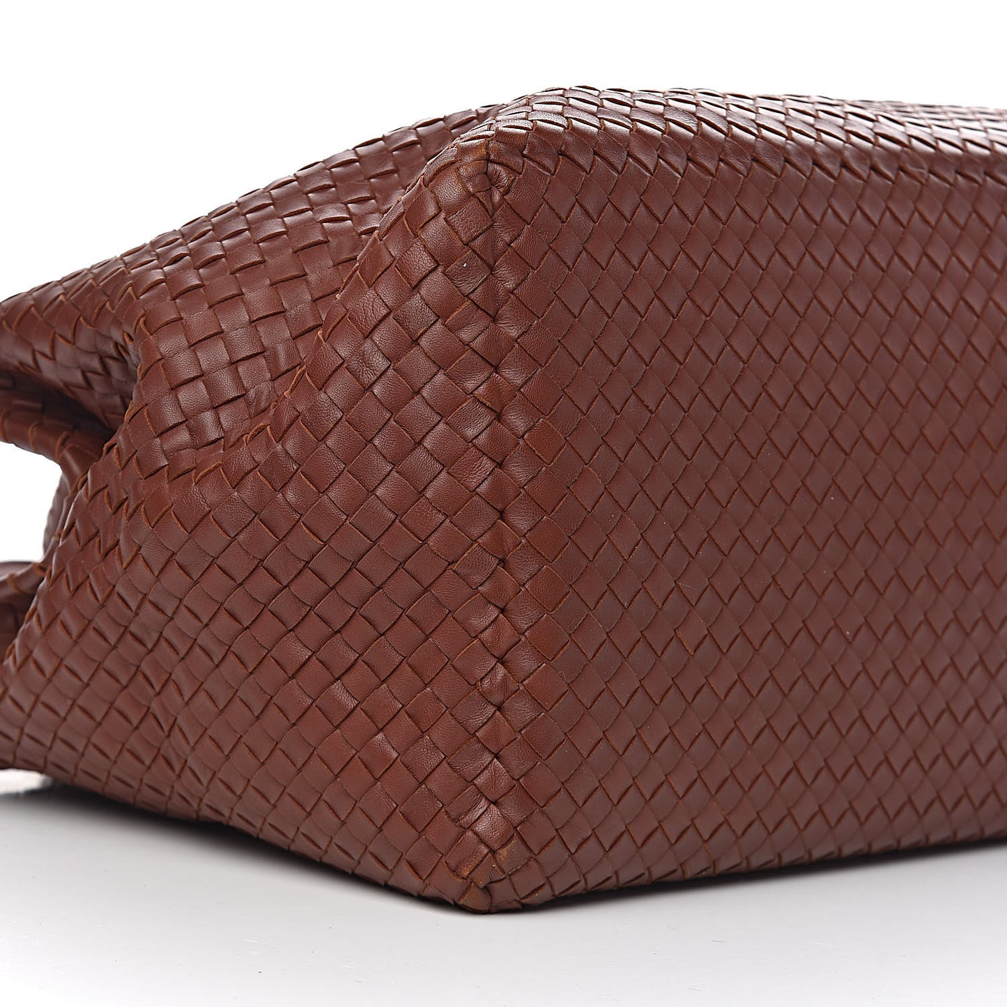 Nappa Intrecciato Brick Tote Canyon