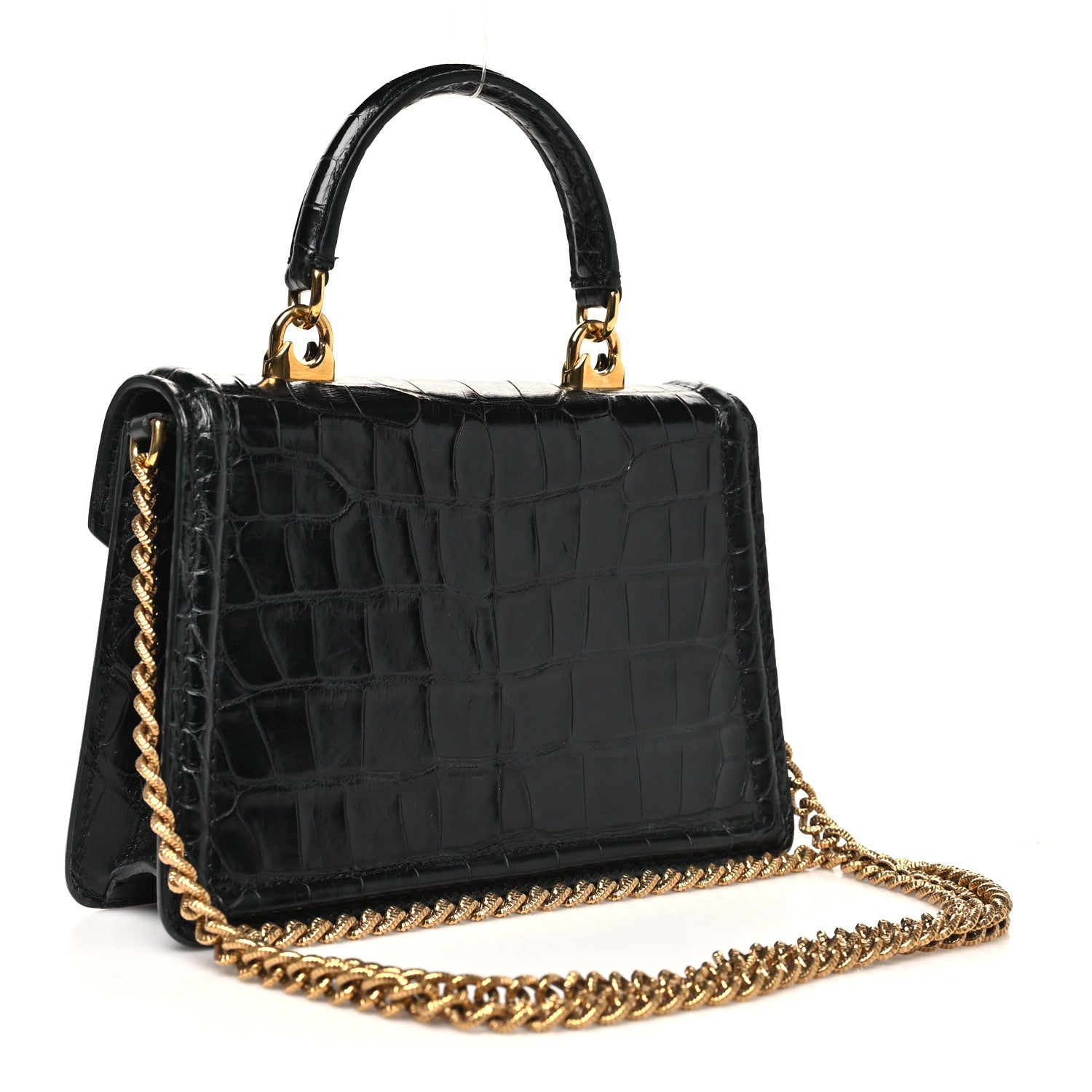 Dolce & Gabbana パーティーバッグ 黒 ベルベット Dolce & Gabbana Velvet Medium Devotion Crossbody Bag Black 1692014