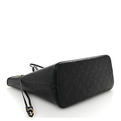 Louis Vuitton Empreinte Monogram Giant Neverfull MM Black 5 of 11