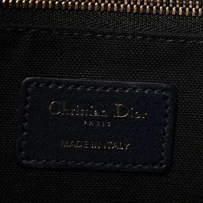 Christian Dior Oblique Calfskin Medium Book Tote With Strap Blue Multicolor 6 of 14