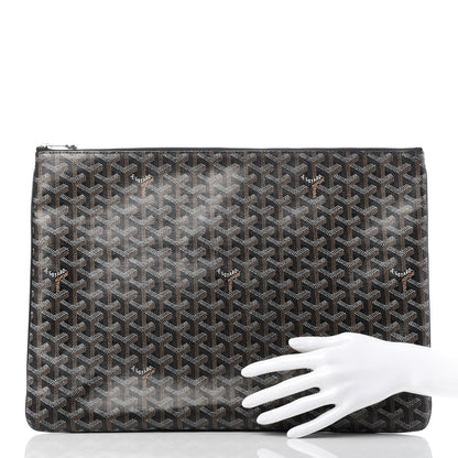 Goyard Goyardine Senat Pochette GM Black 2 of 8