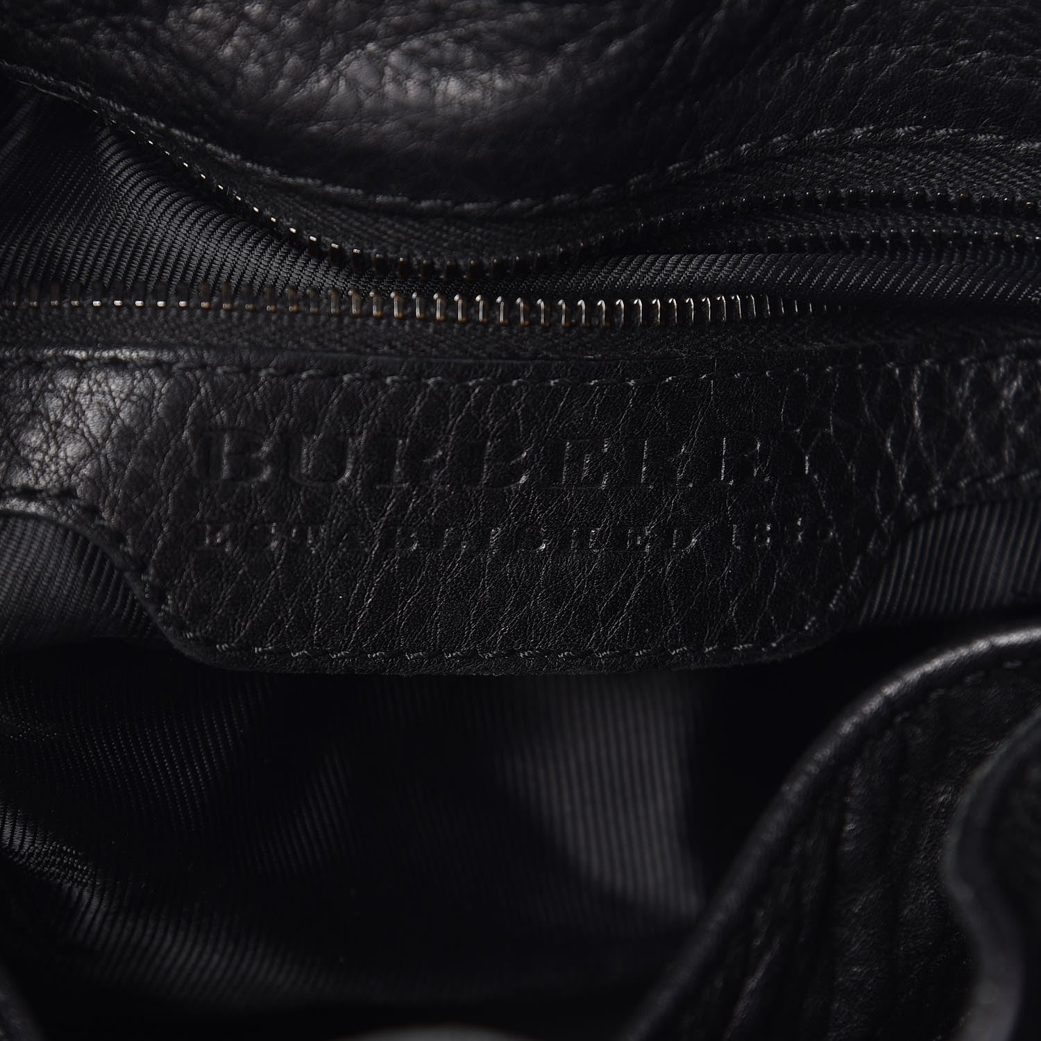 Burberry Calfskin Mason Warrior Studded Hobo Black 6 of 14