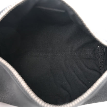 Christian Dior HOMME Grained Calfskin Mens Roller Pouch Black 5 of 9